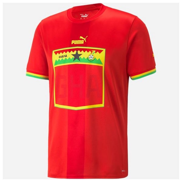 Authentic Camiseta Ghana 2ª 2022 Rojo